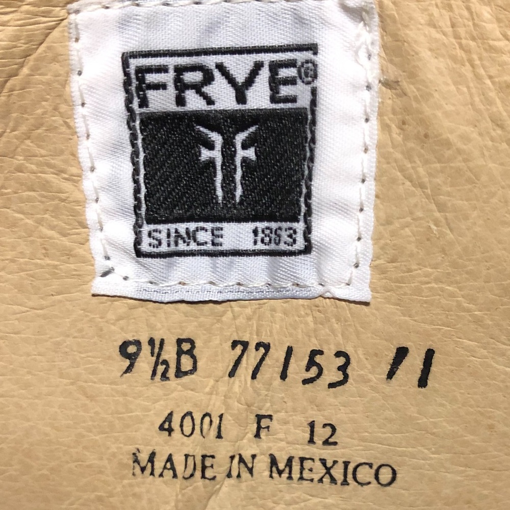 FRYE Melissa Button Leather Riding Boots. - Picture 13 of 14